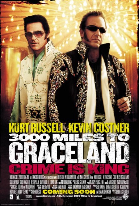 3000 Miles to Graceland Poster