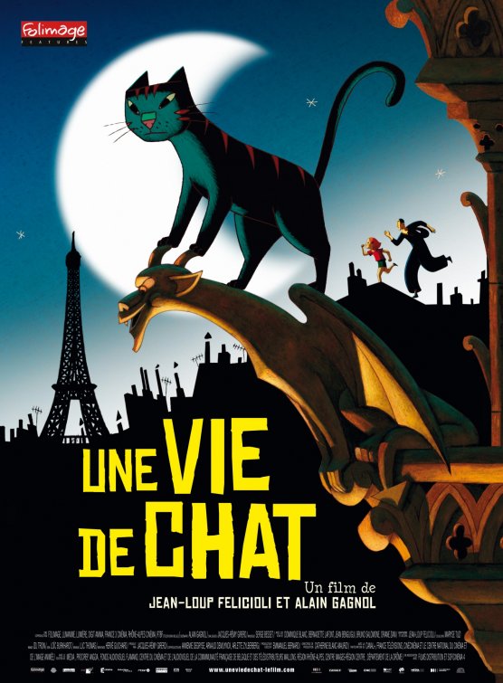 A Cat in Paris Poster